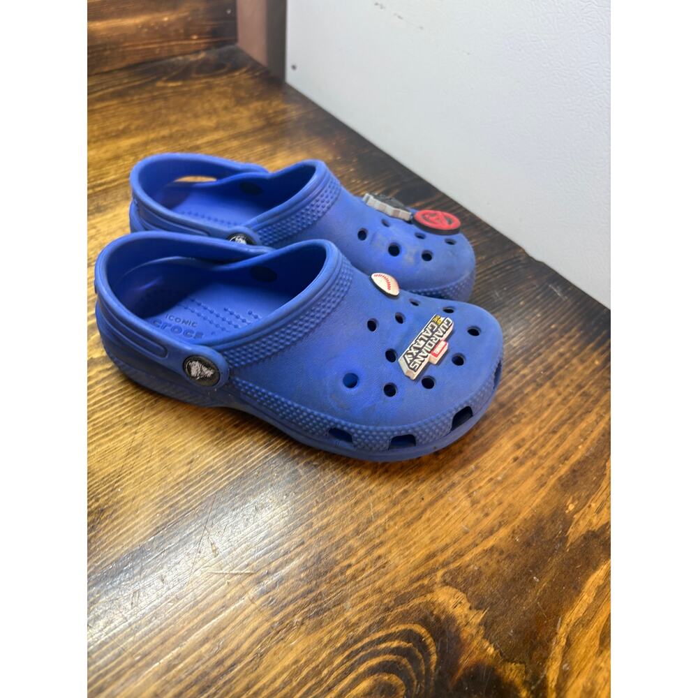 Crocs‎ Blue Clogs Size C11